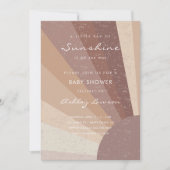 Kleine straal van zonneschijn modern Boho Baby sho Kaart (Voorkant)