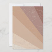 Kleine straal van zonneschijn modern Boho Baby sho Kaart (Achterkant)