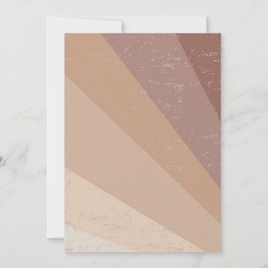 Kleine straal van zonneschijn modern Boho Baby sho Kaart (Achterkant)