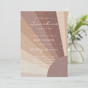 Kleine straal van zonneschijn modern Boho Baby sho Kaart