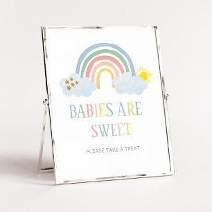 Kleine Straal Zonneschijn Baby's zijn Lief Bord Poster