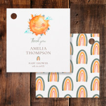Kleine Straal Zonneschijn Boho Regenboog Baby Show