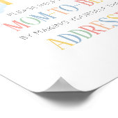 Kleine Straal Zonneschijn Envelope Station Bord Poster (Hoek)