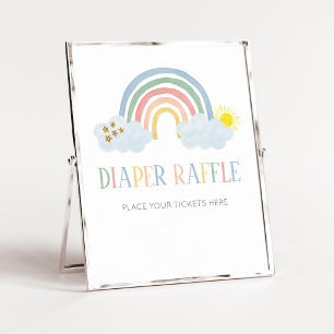 Kleine Straal Zonneschijn Regenboog Luier Raffle B Poster