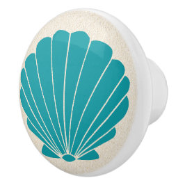 Kleine strandschelpen Scallop Drawer Knobs Keramische Knop
