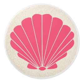 Kleine strandschelpen Scallop Drawer Knobs Keramische Knop