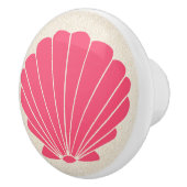 Kleine strandschelpen Scallop Drawer Knobs Keramische Knop (Rechts)