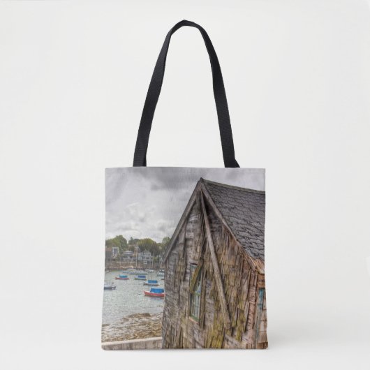 kleine strandshack tote bag (Voorkant)