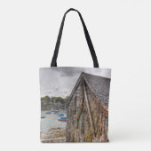 kleine strandshack tote bag (Achterkant)