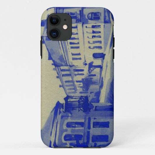 Kleine straten in de oude stad Case-Mate iPhone case (Achterkant)