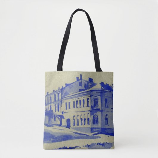 Kleine straten in de oude stad tote bag (Voorkant)
