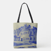 Kleine straten in de oude stad tote bag (Achterkant)