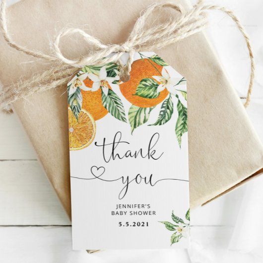 Kleine stropdas bedankt label cadeaulabel