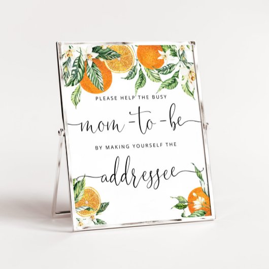 Kleine stropdas helpt de bezige mama een envelop r poster