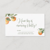 Kleine stropdas hoe groot is mama's buikbedekking  informatiekaartje (Voorkant)