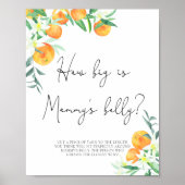 Kleine stropdas hoe groot is mama's buikspel poster (Voorkant)