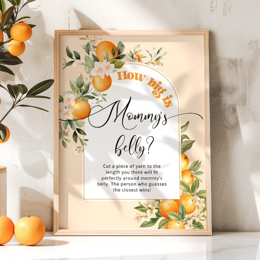 Kleine stropdas hoe groot is mama's buikspel poster