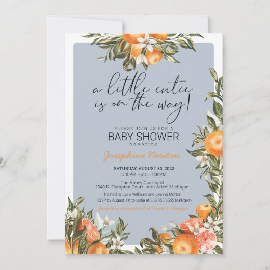 Kleine stropdas op de weg naar het Oranje CitrusBa Kaart (Voorkant)