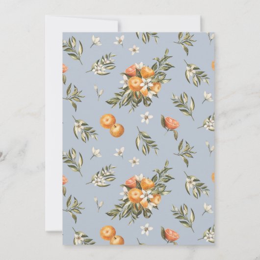 Kleine stropdas op de weg naar het Oranje CitrusBa Kaart (Achterkant)