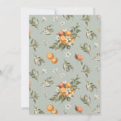 Kleine stropdas op de weg naar het Oranje CitrusBa Kaart (Achterkant)