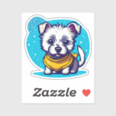 Kleine stropdas sticker (Vel)