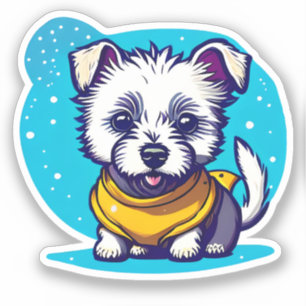 Kleine stropdas sticker