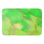 Kleine stukjes oud vivid groen badmat (Voorkant)