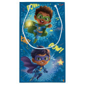 Kleine Superhelden Feestje Klein Cadeauzakje (Achterkant)