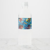 Kleine Superhelden Feestje Waterfles Etiket (Voorkant)