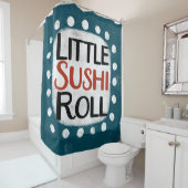 Kleine Sushi Roll Douchegordijn (In situ)