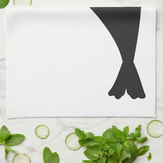 Kleine süße Robbe Theedoek (Gevouwen)