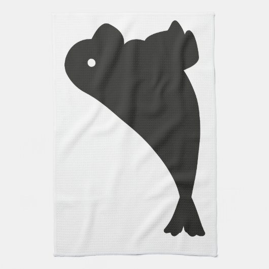 Kleine süße Robbe Theedoek (Verticaal)