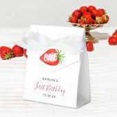 Kleine Sweetie Aardbei 1e Verjaardag Bedankdoosjes