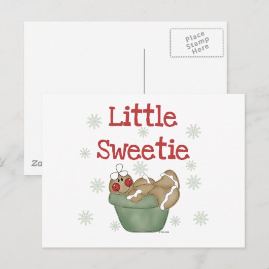 Kleine Sweetie Tshirts en Gifts Briefkaart (Voorkant / Achterkant)