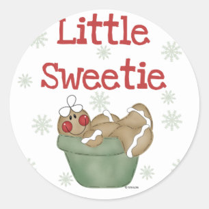 Kleine Sweetie Tshirts en Gifts Ronde Sticker