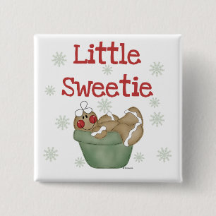 Kleine Sweetie Tshirts en Gifts Vierkante Button 5,1 Cm