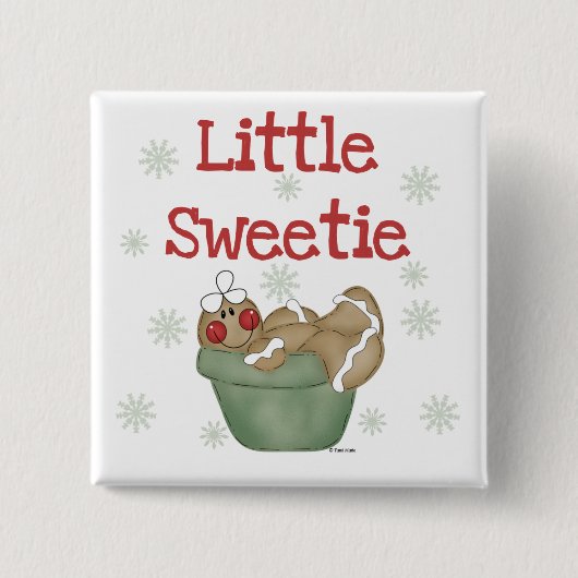Kleine Sweetie Tshirts en Gifts Vierkante Button 5,1 Cm (Voorkant)