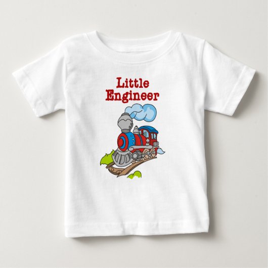 Kleine T-shirts met engineer en cadeautjes (Voorkant)