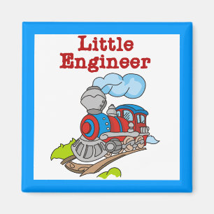 Kleine T-shirts met engineer en cadeautjes Magneet
