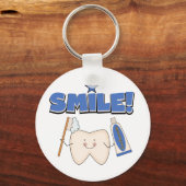 KLEINE T-shirts met tand en cadeautjes Sleutelhanger (Voorkant)