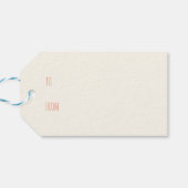 Kleine taarten Verjaardag Cadeaulabel (Achterkant Horizontaal)