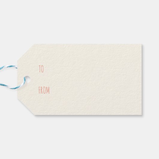 Kleine taarten Verjaardag Cadeaulabel (Achterkant Horizontaal)