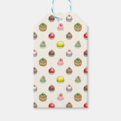 Kleine taarten Verjaardag Cadeaulabel (Voorkant)