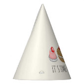 Kleine taarten Verjaardag Feesthoedjes (Links)