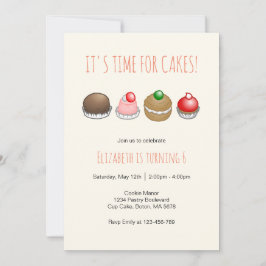 Kleine taarten Verjaardag Kaart