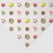 Kleine Taartjes Patroon Tissuepapier (Detail)