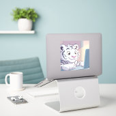 Kleine Taken, Grote Focus Sticker (Laptop op bureau)