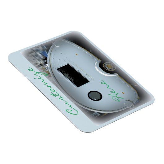 Kleine teardrop caravan Thunder_Cove Magneet (Rechterzijde)