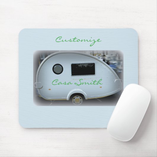 Kleine teardrop caravan Thunder_Cove Muismat (Met muis)