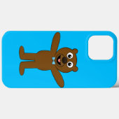 Kleine Ted Hoesje-Mate iPhone Case (Achterkant (horizontaal))
